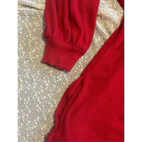 VELVET By Spencer & Graham Red Viscose Cardigan Medium - Picture 7 of 11